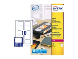 Media Etiket Avery L7666-25 70x52mm voor 3.5 inch Disks 250 Stuks