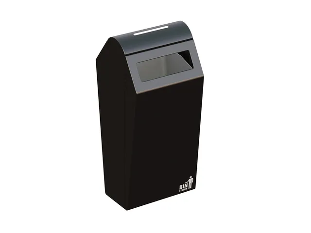 Buitenafvalbak Binsystem Double Bin 90 Liter Zwart