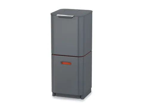 Afvalbak Intelligent Waste Totem Compact 40 Liter Grijs