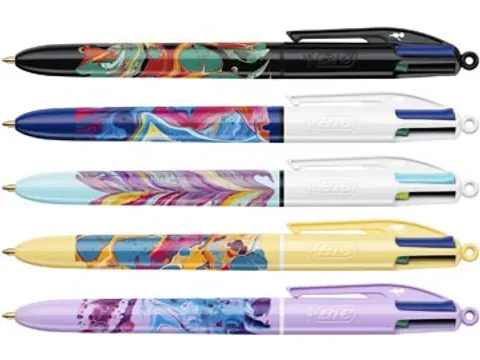 BIC Colours Hydro Purple 4-kleurenbalpen medium