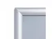 Cadre clipsable Scritto A4 angles droits 25mm aluminium/plastique