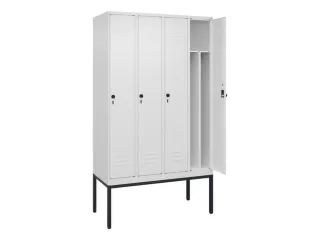 locker voor scheiding van kleding,HxBxD 2120x1200x500mm,4vak - 2