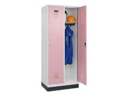 locker,HxBxD 1950x800x500mm,2vak,vak B 400mm,cil.-slot,sokkel