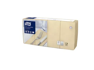 Tork 477884 Soft Lunchservet Advanced Zand 33x33cm 1/8 vouw - 1