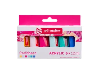 Acrylverf Talens Art Creation Caribbean assorti 6 tubes à 12ml - 1