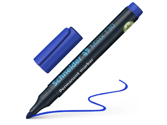 Permanent marker Schneider Maxx 130 rond 1-3mm assorti 4 stuks