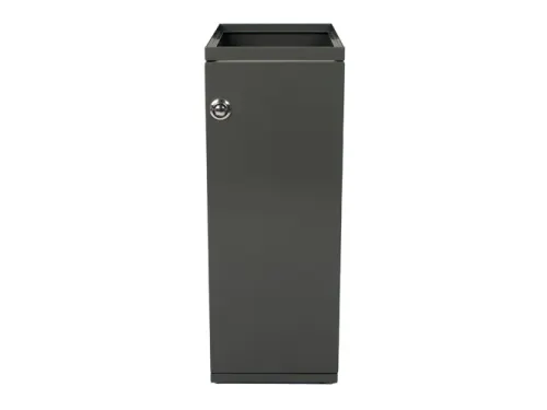 Modulaire Afvalbak met Deur en Zakhouder 55 Liter Grijs