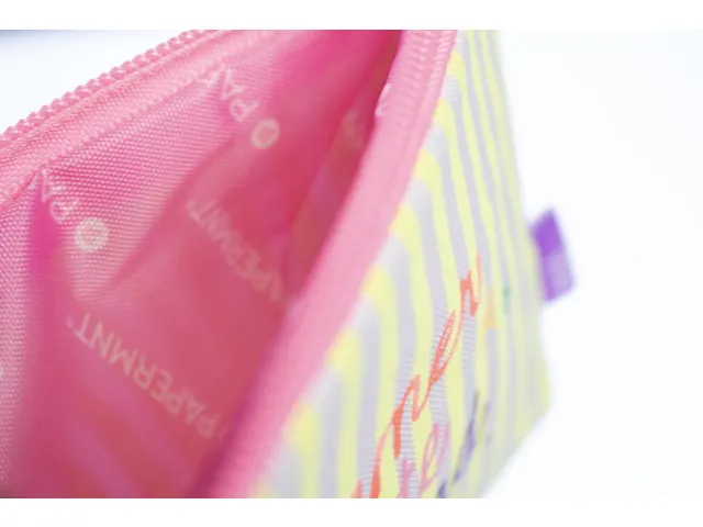 Etui Beach Happy gestreept 15x10 cm SUMMER STATE OF MIND