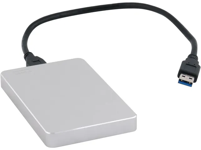 externe harde schijf USB 3.0, zilver, 2 TB