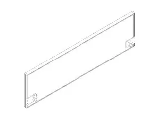 geluidabsorberende tafelscheidingswand,HxB 480x1600mm,lichtgroen - 1