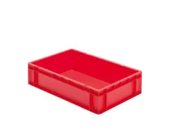Euronorm-stapelbak 26l 145x600x400mm Wanden/bodem Gesloten Rood