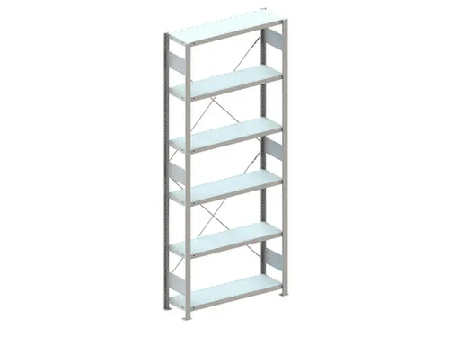Inhaakstelling Basisveld 2500x1056x336mm 6legborden 230kg Verzinkt