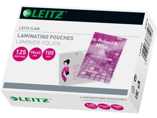 Pochette à plastifier Leitz iLAM 65x95mm 125 microns 100 pièces