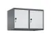 opzetkast,v. locker,2vak.,vak B 400mm,HxBxD 500x800x500mm,draaigrendel