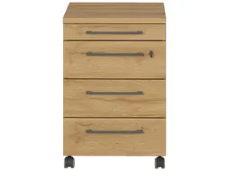 mobiel ladeblok,HxBxD 610x420x400mm,4lade(n),m. beugelgreep