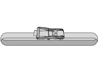 Sjorband Trekkracht 5T Bxl 50X8000Mm Ééndelig Voor Volledige Omsnoer - 2