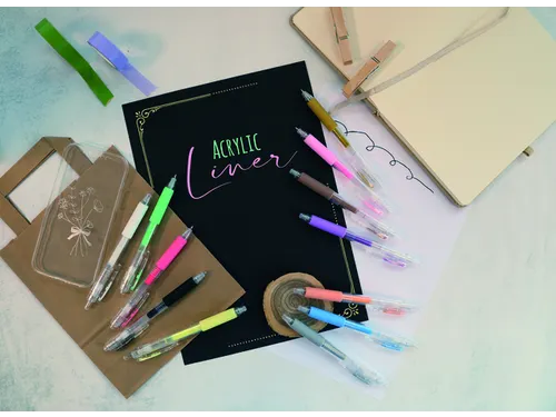 Acrylliner Online classic assorti 6 stuks