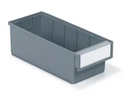 stellingbak,HxBxD 100x132x300mm,PP,grijs