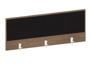 baliepaneel,v. bureau,aanbouw achter,B 1200mm,NT-cherry,BN8033-zwart - 1
