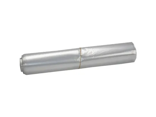 Afvalzak LDPE recycled 60x80cm T150 transparant 60 Liter 100 Stuks