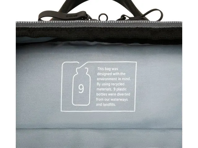 Laptoprugzak 15.6 Inch Sagano EcoSmart Travel Backpack Zwart Grijs