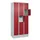 lockerkast,HxBxD 1950x900x500mm,3x5vakken,vak B 300mm,cil.-slot,sokkel