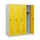 schoollocker,HxBxD 1530x1200x500mm,4vak,vak B 300mm,draaigrendel