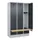 locker met bank,HxBxD 1950x1200x815mm,3vak,vak B 400mm,cilinderslot