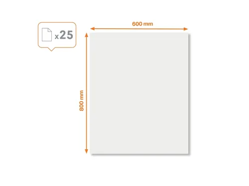 Whiteboard Vel Instant folie Nobo 60x80cm wit