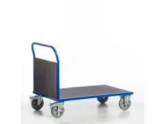 Platformwagen 1000kg Laadvlak Lxb 1000x700mm 1 Kopwand Ral 5010