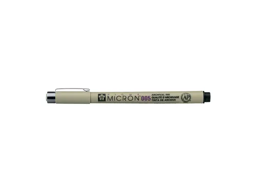 Fineliner Sakura pigma micron 005 zwart 0.2mm
