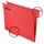 Hangmap Classic verticaal folio V-bodem rood