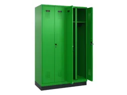 locker voor scheiding van kleding,HxBxD 1950x1200x500mm,4vak