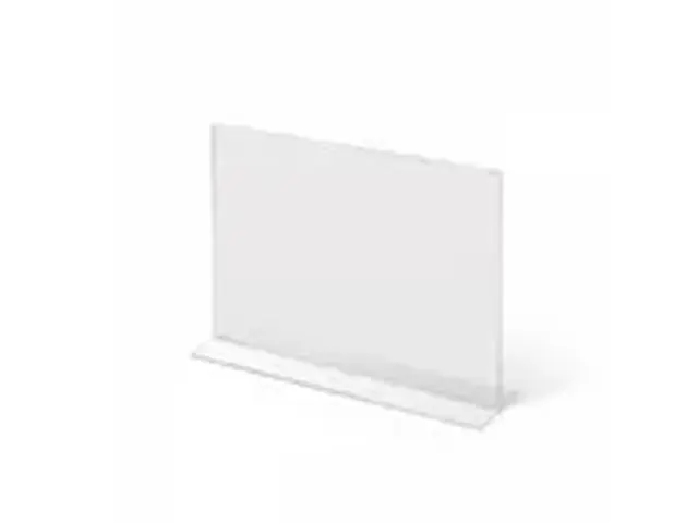 OUTLET Folderhouder A4 T-Stand Acryl Liggend