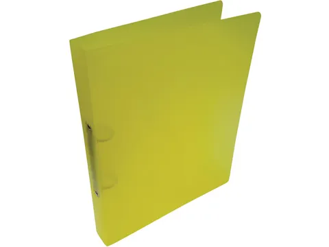 ringmap, voor ft A4, uit PP, 2 ringen van 25mm, transparant gee