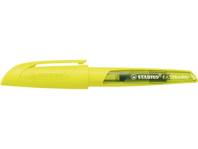 Vulpen STABILO Easybuddy M neon geel blister à 1 stuk
