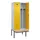 locker met bank,voor scheiding van kleding,HxBxD 2120x800x815mm,2vak