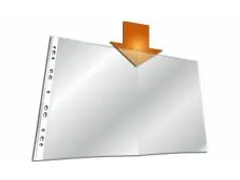 Geperforeerde Showtas A3 Landscape 11-gaats Gekorreld 80mic 10 Stuks