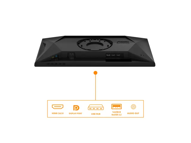 AOC G4 25G4SXU 24.5 Inch Monitor Full HD LED Zwart, Grijs