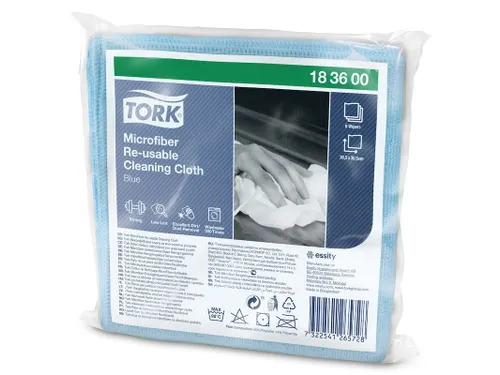 Tork 183600 Premium Microvezel Reinigingsdoek Blauw