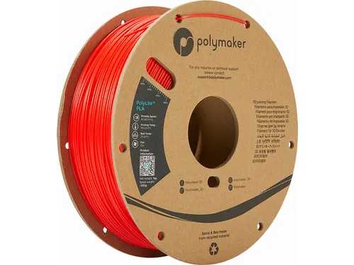 Polymaker PolyTerra PLA Candy 1.75 Filament Rood 1kg