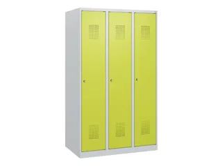 schoollocker,HxBxD 1530x900x500mm,3vak,vak B 300mm,cil.-slot - 2