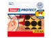 Beschermvilt Tesa antikras 57892 18mm rond bruin