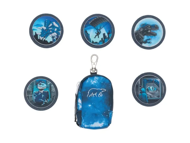 Mini tas Beckmann Tech Rex incl. 5 buttons