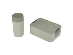 #Lunchset groen 17,7x17,7x 8,7 cm