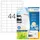 HERMA 10726 Etiketten gerecycled papier A4 48,3x25,4mm Wit 3520 stuks