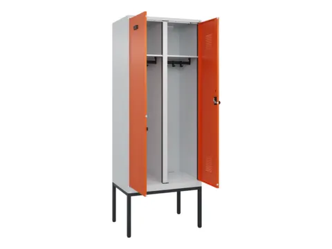 locker voor scheiding van kleding,HxBxD 2120x800x500mm,2vak