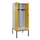locker met bank,voor scheiding van kleding,HxBxD 2120x800x815mm,2vak