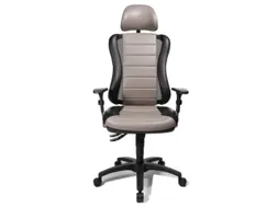 Bureaustoel Bekleding Zwart-grijs Zitting 420-530x 500x 470mm