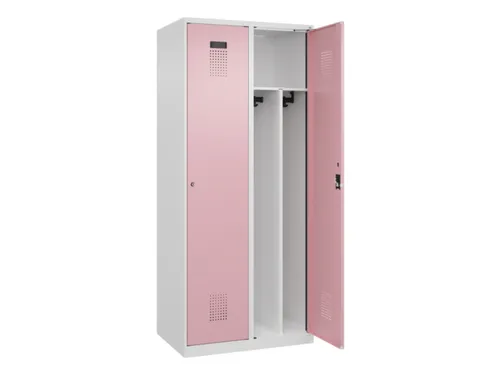 locker voor scheiding van kleding,HxBxD 1850x800x500mm,2vak